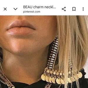 Gold Statement Luna Earrings by Dylanlex